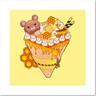 Honey Bear Crepe Posters and Art